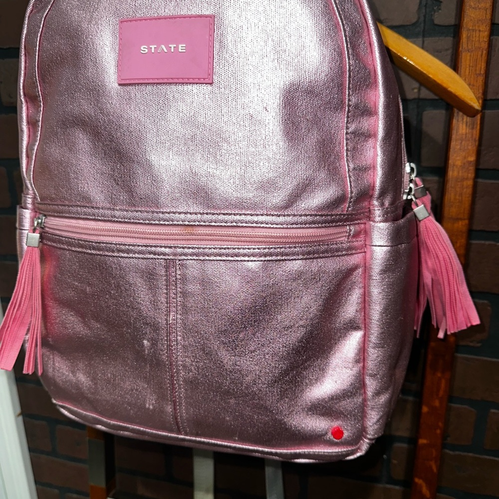 STATE KANE Shimmering Pink Backpack - Picture 9 of 16
